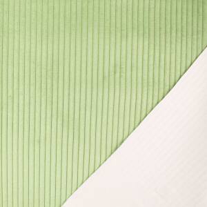 Cord Samt Stoff Wanja, Sommerfarben, uni hellmint