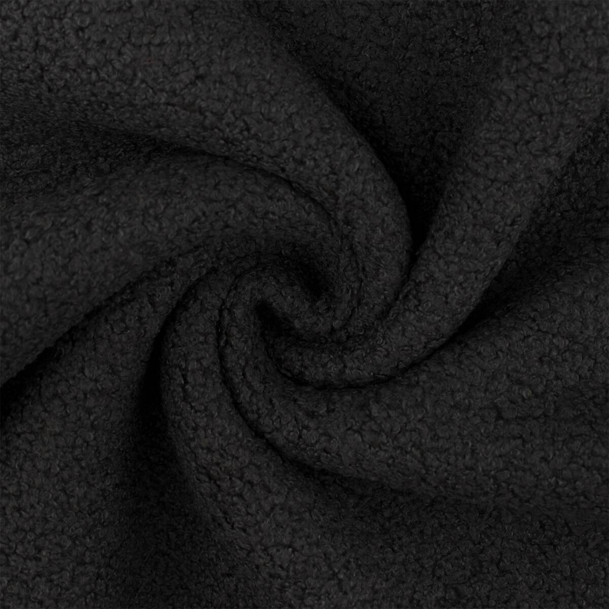 Teddy Fleece, Doubleface, schwarz box