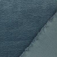 Cord Stoff Strech 6W, gewaschen, uni Jeansblau