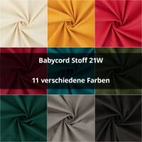 Babycord Stoff 21W, uni