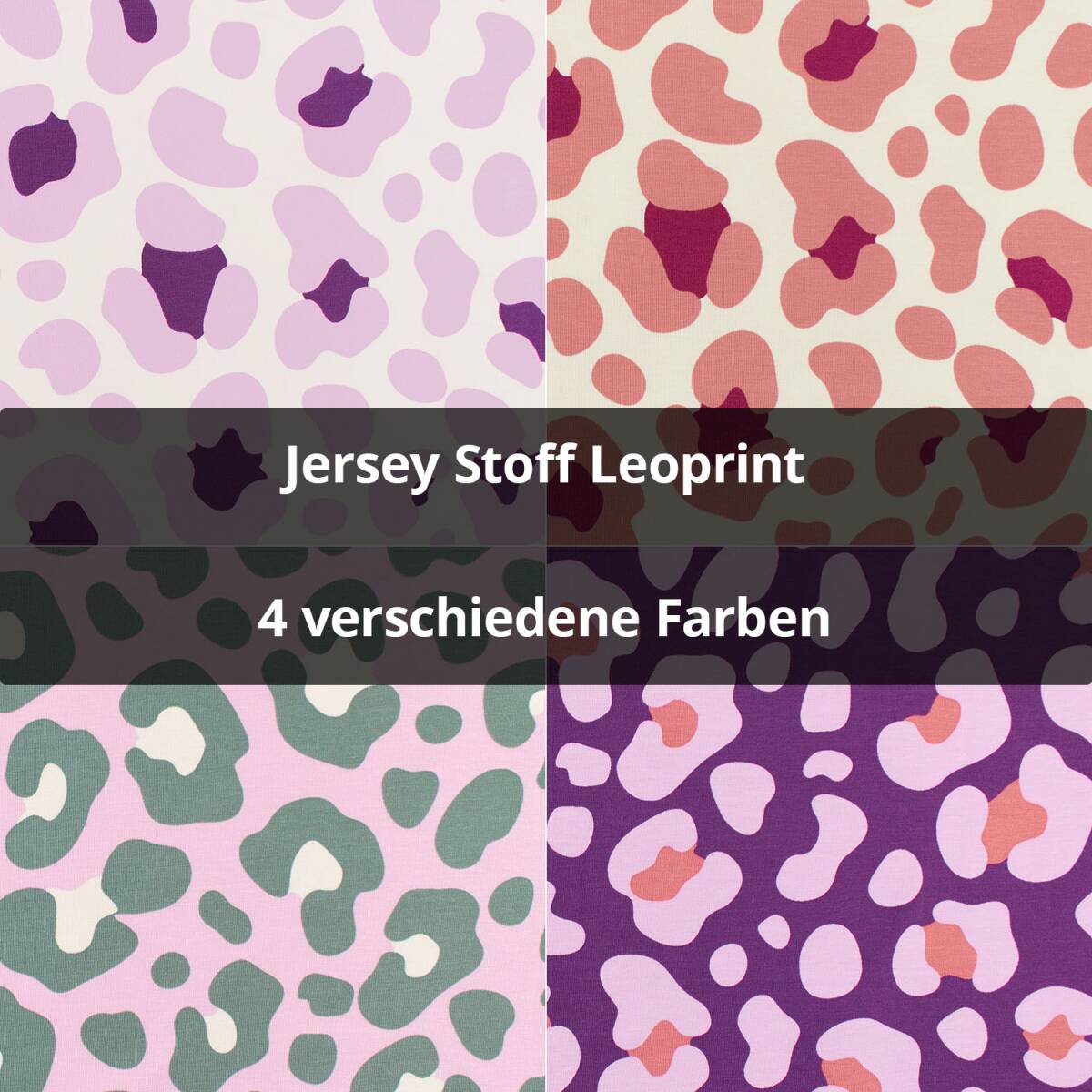 Jersey Stoff Leoprint