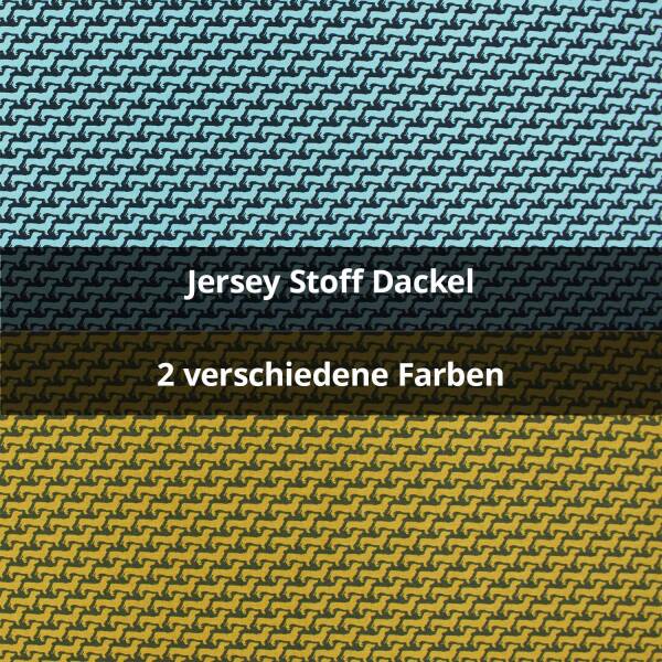 Jersey Stoff Dackel