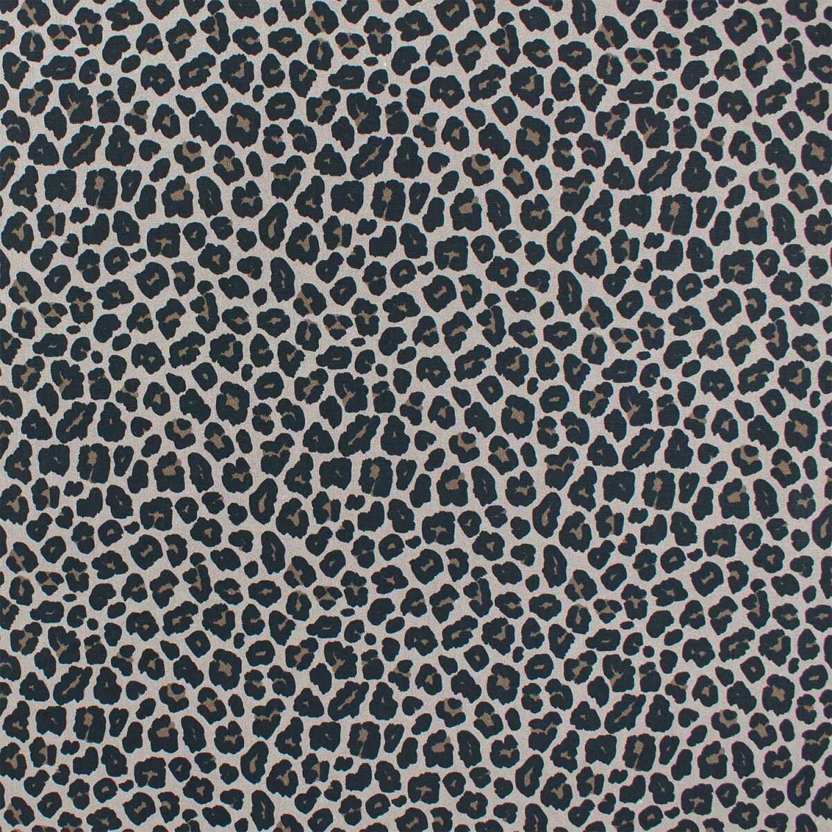 Baumwollstoff Popeline Leoprint, grau box