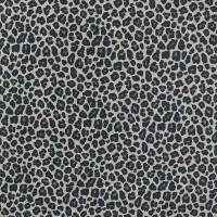 Baumwollstoff Popeline Leoprint, grau