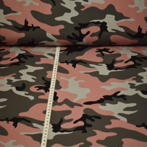 Jersey Vera, camouflage, rosa