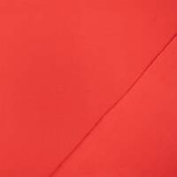 Sweatstoff Eike, angeraut, uni rot