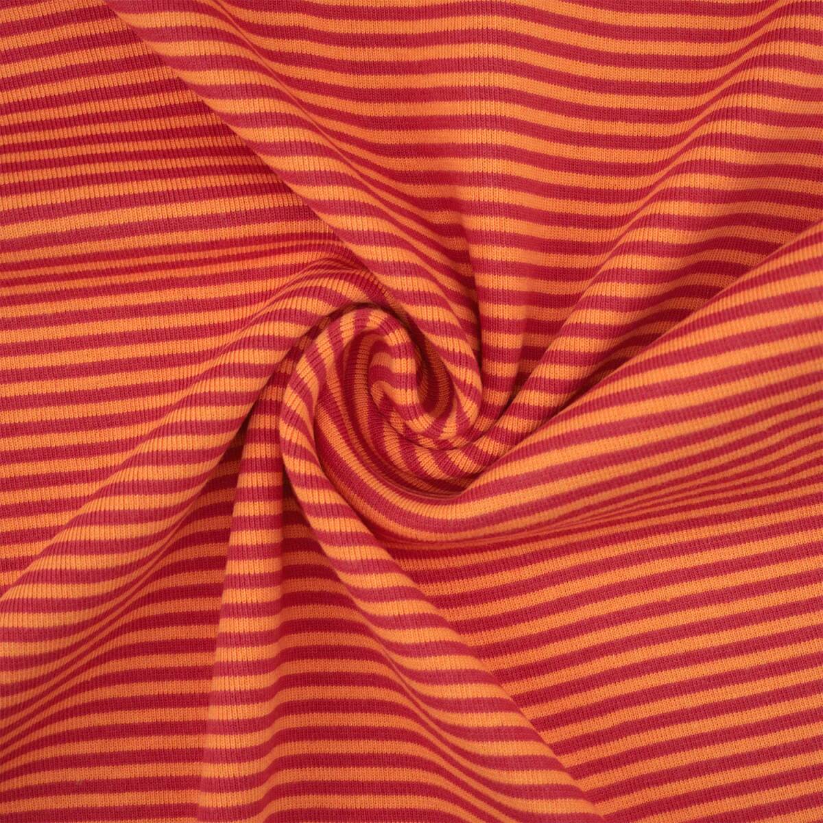 Ringelbündchen Andy, orange/rot