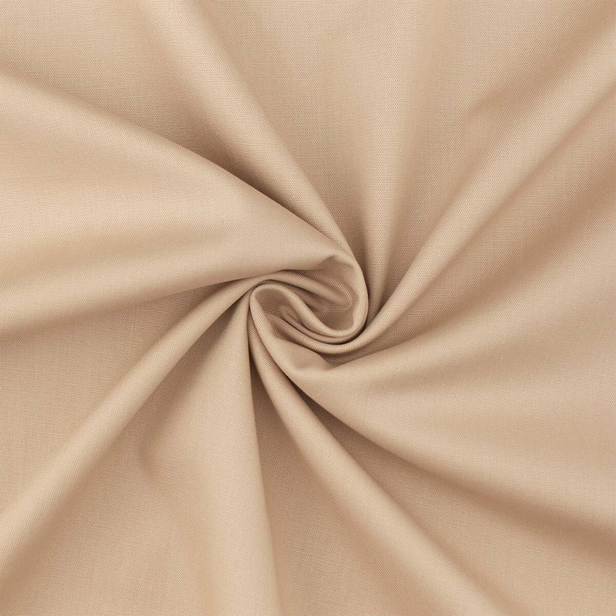 Baumwollstoff Heide, uni beige box