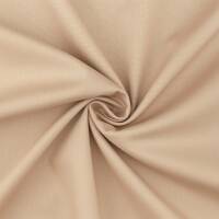 Baumwollstoff Heide, uni beige