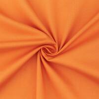 Baumwollstoff Heide, uni orange