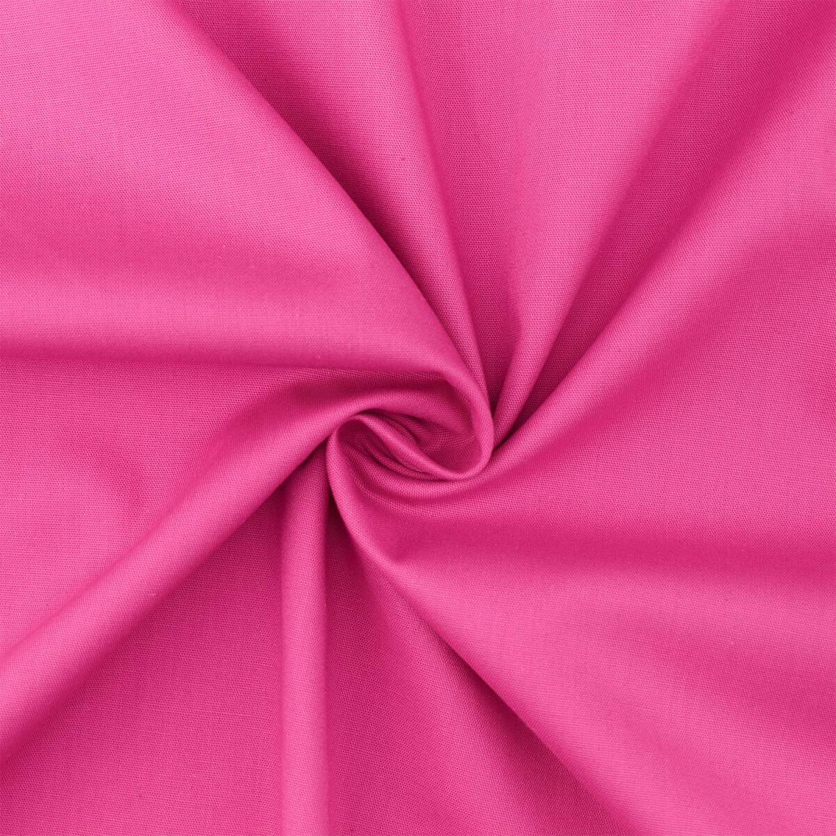 Baumwollstoff Heide, uni pink box