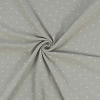 Jersey Sternchen 4mm, taupe