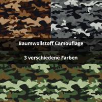  Baumwollstoff Camouflage