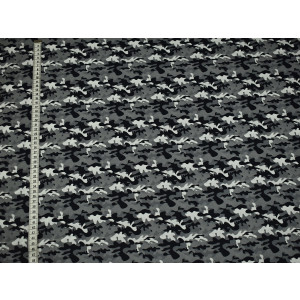 Baumwollstoff Camouflage, grau
