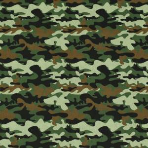 Baumwollstoff Camouflage, grün