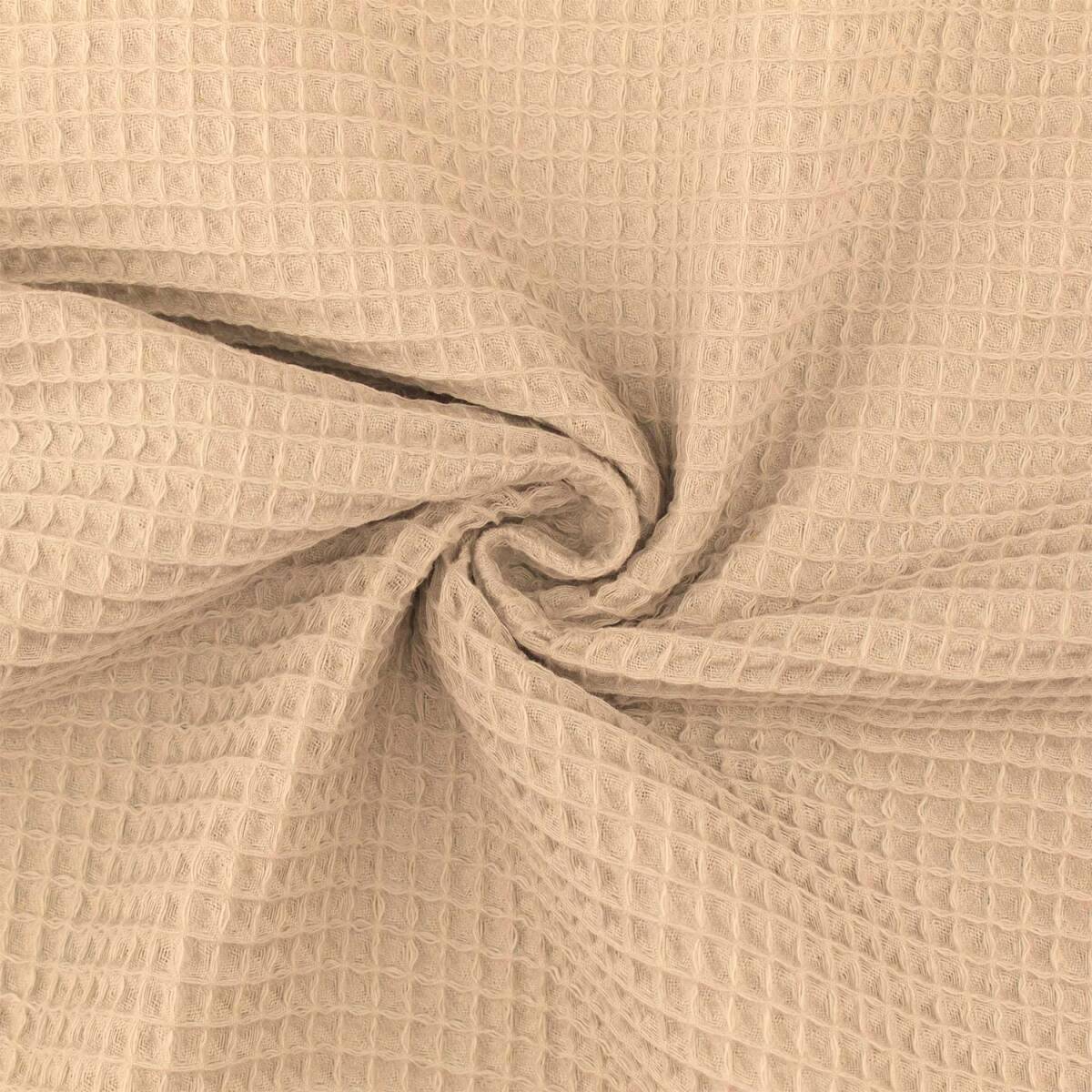 Waffelpiqué Lisa, helltaupe box