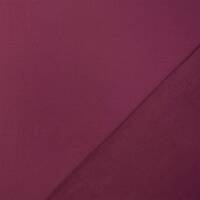 French Terry Stoff Maike, ungeraut, uni bordeaux