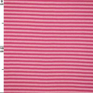 Ringelbündchen Lio, Streifen 4mm, erika/rosa