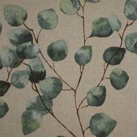Dekostoff Emma, Eukalyptus, Leinenoptik, beige