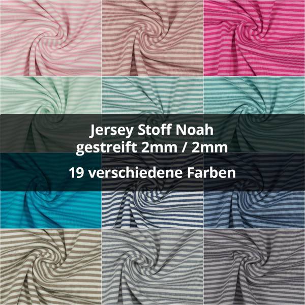   Jersey Noah, gestreift, 2mm
