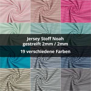   Jersey Noah, gestreift, 2mm