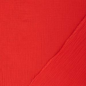Musselin Sunny, Double Gauze, uni rot
