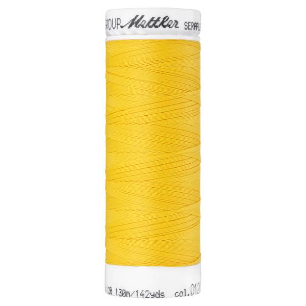 Mettler SERAFLEX®, elastisches Nähgarn, 130m, gelb