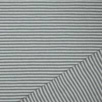 Jersey Noah, gestreift, 2mm, grau/ecru