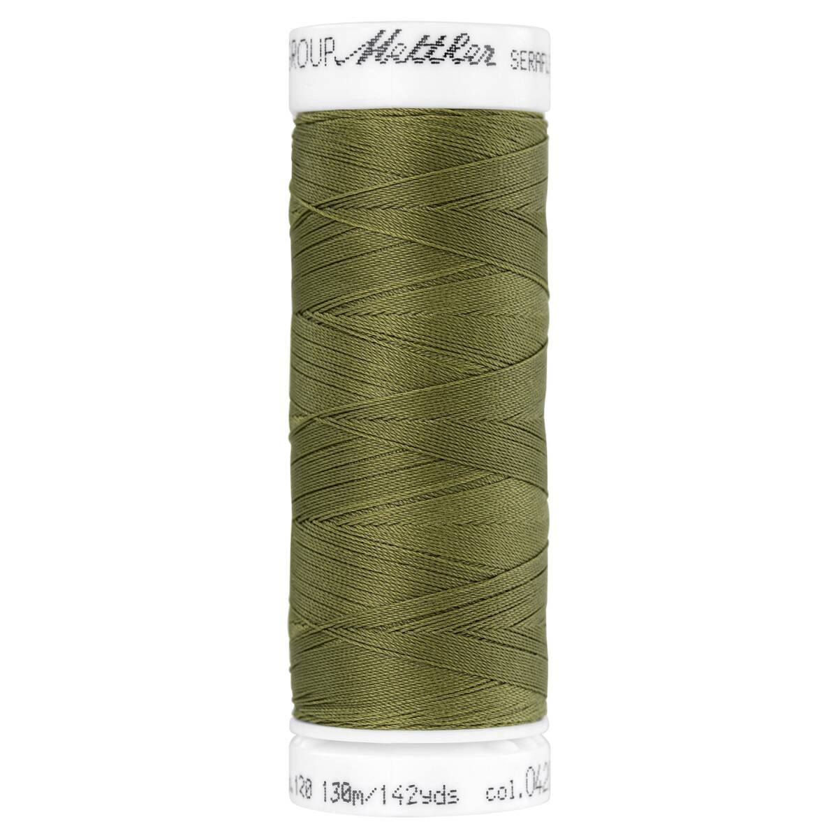 Mettler SERAFLEX®, elastisches Nähgarn, 130m, olivg