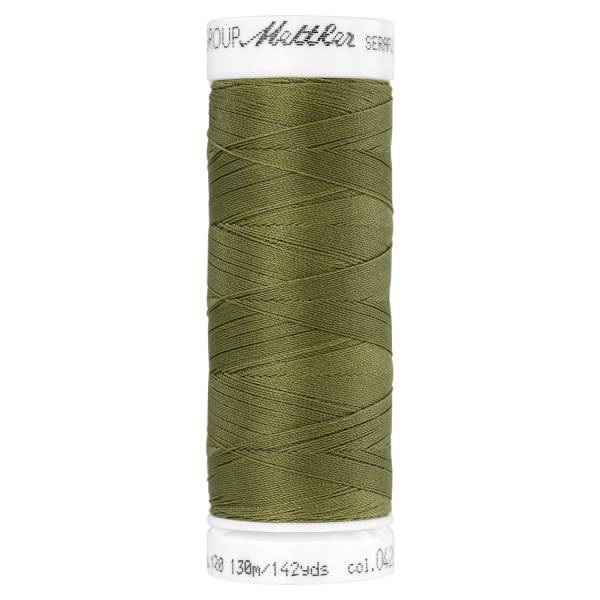 Mettler SERAFLEX®, elastisches Nähgarn, 130m, olivgrün