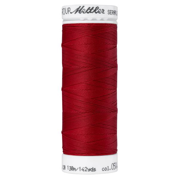 Mettler SERAFLEX®, elastisches Nähgarn, 130m, rot