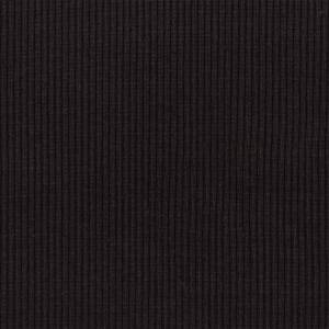 Rippjersey Stoff, uni schwarz