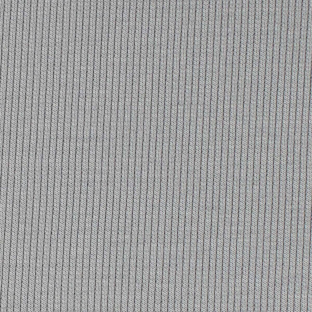 Rippjersey Stoff, uni grau box
