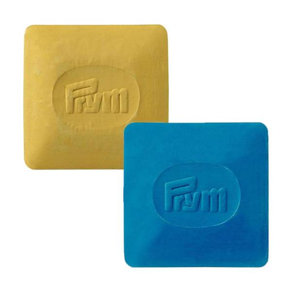 Prym Schneiderkreide-Platten 611816, 1x blau und 1x gelb