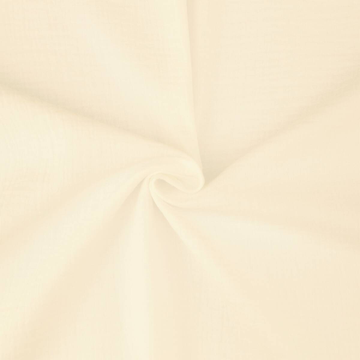 Musselin Sunny, Double Gauze, uni ecru box