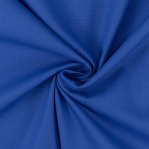 Baumwollstoff Popeline, uni royalblau