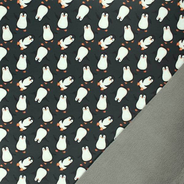 Softshell Pinguine, anthrazit