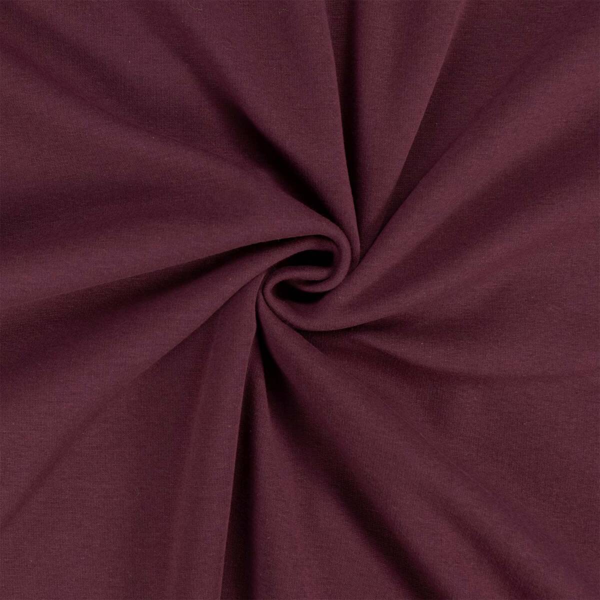 Alpenfleece Stoff, uni bordeaux box