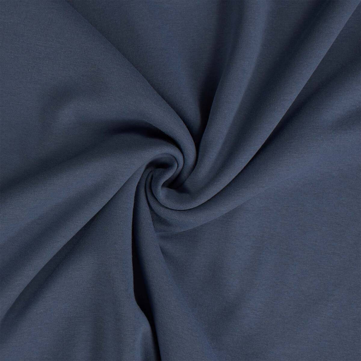 Alpenfleece Stoff, uni jeans box