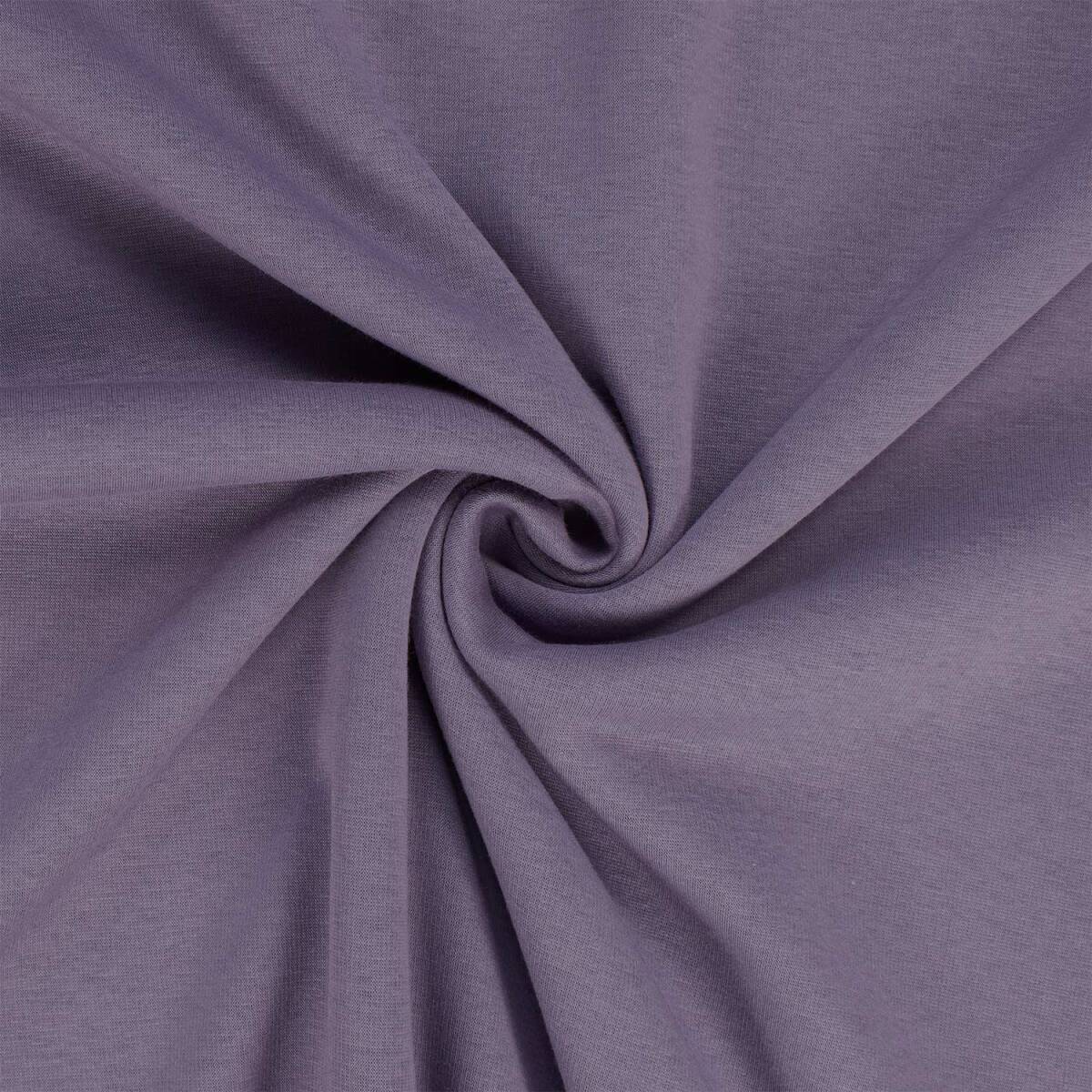 Alpenfleece Stoff, uni lila box