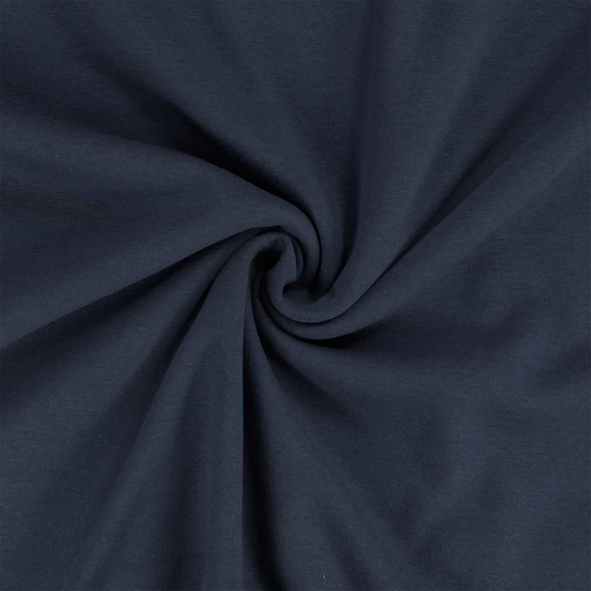 Alpenfleece Stoff, uni dunkelblau box