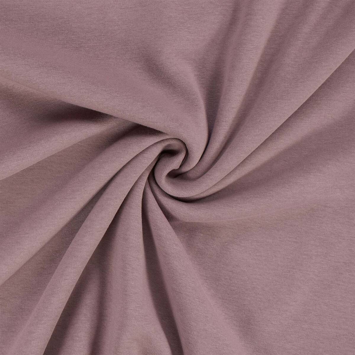 Alpenfleece Stoff, uni altlila box