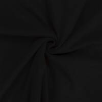 Alpenfleece Stoff, uni schwarz