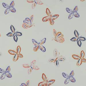 Softshell Stoff Schmetterlinge mit Elasthananteil, ecru