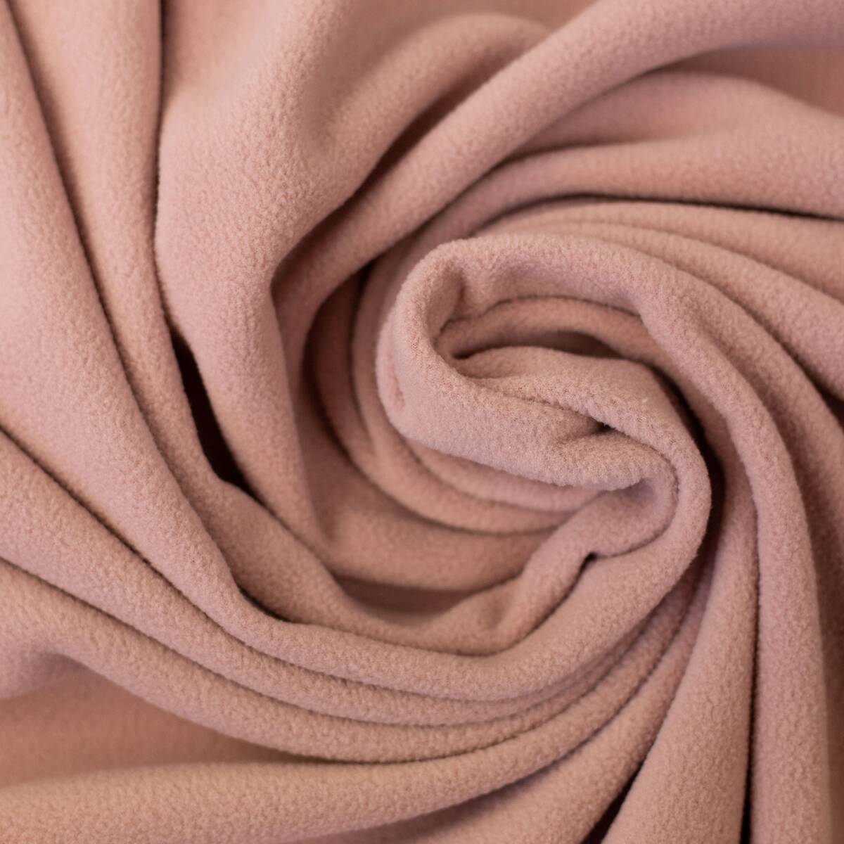Microfleece Stoff Fiona, uni altrosa box