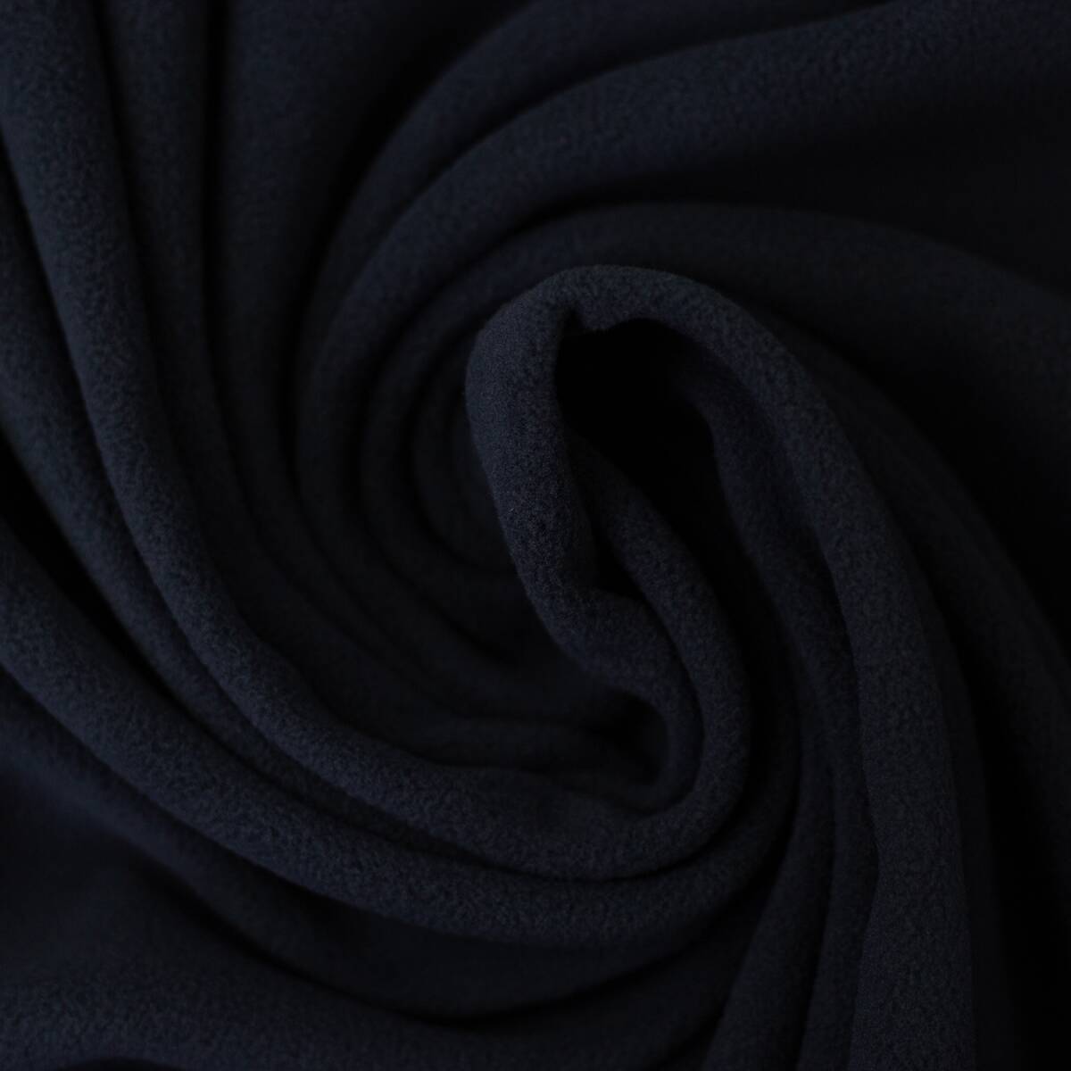 Microfleece Stoff Fiona, uni dunkelblau box