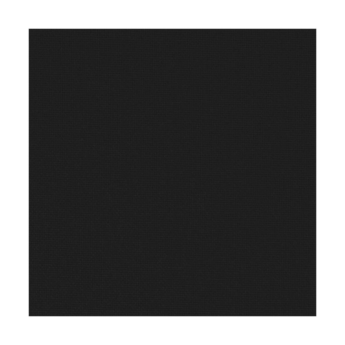 Canvas Stoff Fabian, uni schwarz box