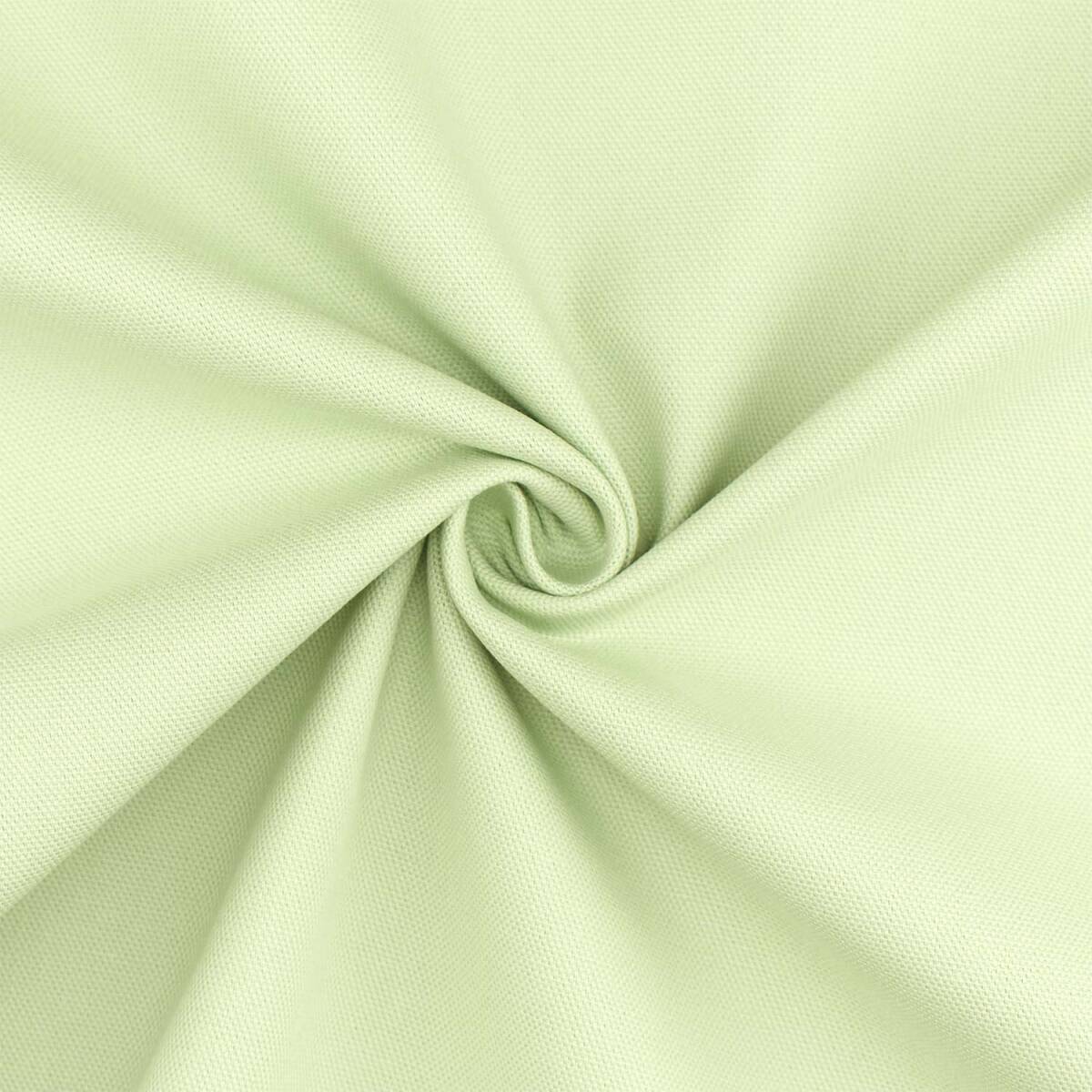 Canvas Stoff gewaschen, uni mint box