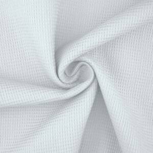 Waffelpiqué Stoff Mini, uni blassblau
