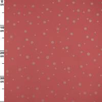 Softshell Stoff Punkte Reflexion, reflektierend, rot